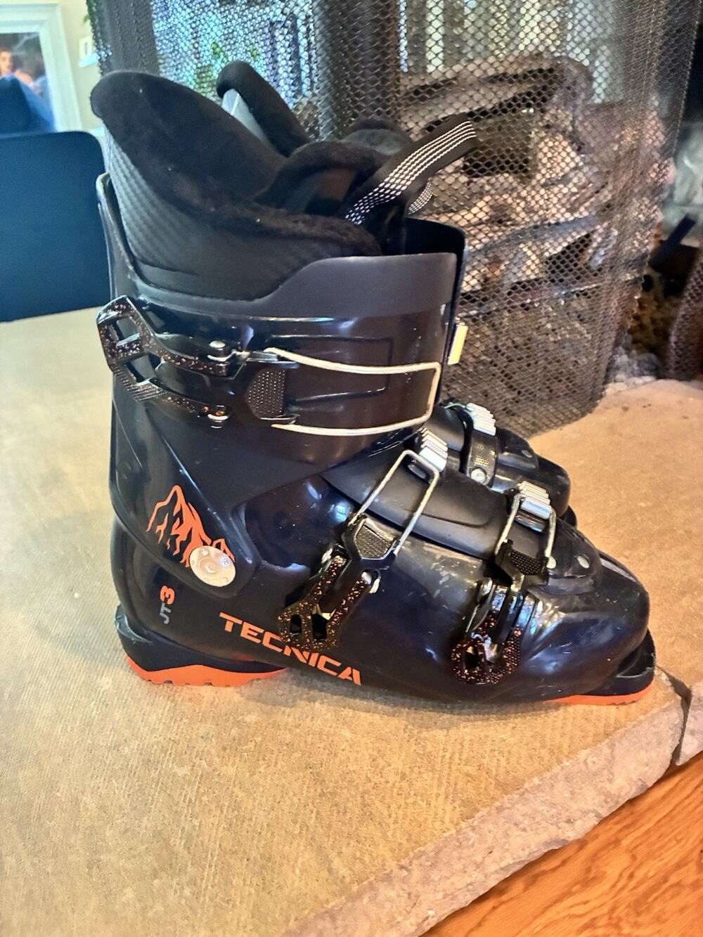 Excellent Tecnica JT 3 Kid's Ski Boots, Ink Blue, K22.5 MY24